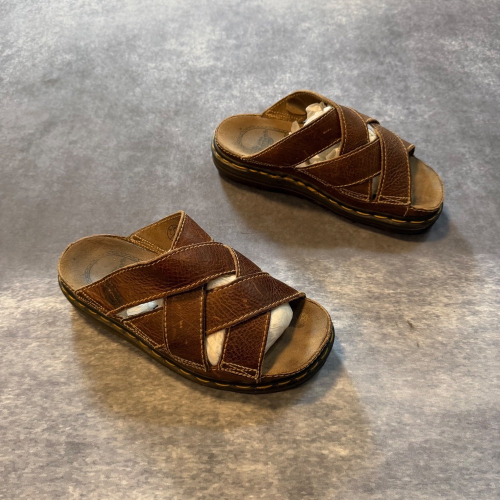 VTG Dr Martens 9508 Sandals UK 6 US Mens 7 Womens 8 Brown Leather MIE England